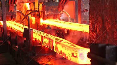 Steel making at the factory