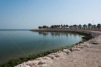 Boardwalk in Al Khobar, Saudi Arabia