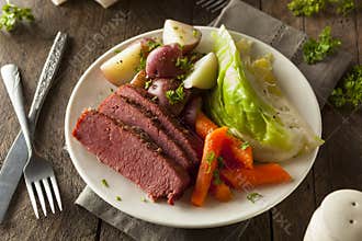 Homemade Corned Beef and Cabbage