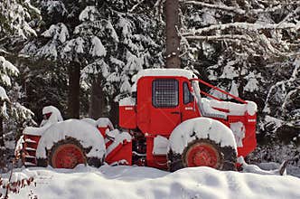 Deforestation. Forest vehicle &#x28;TAF&#x29;