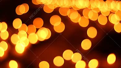 Bokeh or blur candle lighting abstract Background.