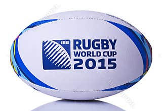 Rugby ball world cup for 2015 front on