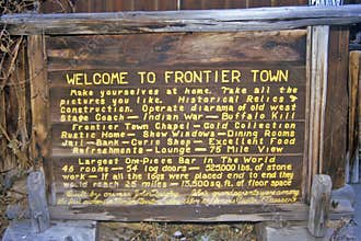 Frontier town in Helena, MT