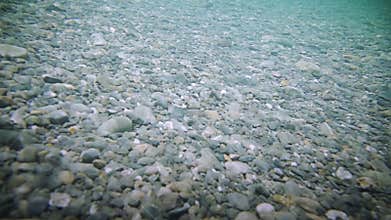 Underwater Clear River Bottom