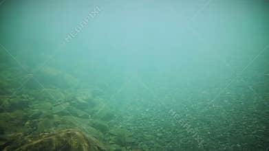 Underwater Clear River Bottom