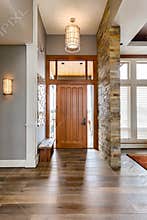 Entryway/Foyer in New Luxury Home