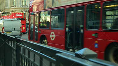 Busy morning at Bank Station, London