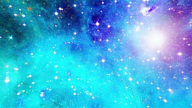 Flight through galaxy