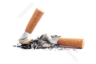 Cigarette butts
