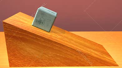 Friction on inclined plane