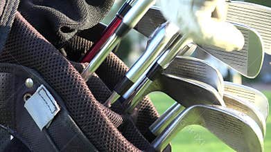 Golf Clubs, Golf Bag