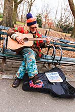 Street guitarist