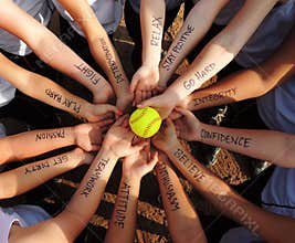 Fastpitch Softball Motivation Circle