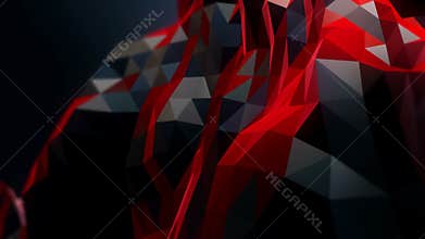 Abstract modern business science polygon
