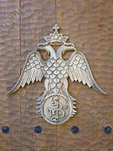 Byzantine double headed eagle insignia