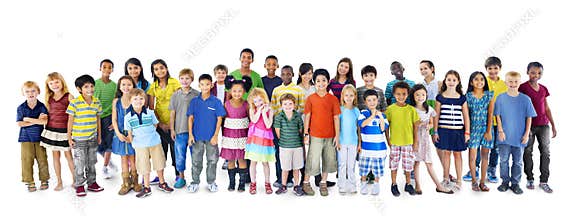Children Kids Childhood Friendship Happiness Diversity Concept