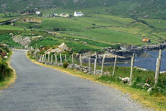 Country roads in West Cork, Ireland