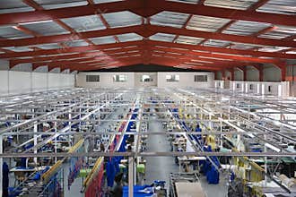 Industrial textile factory