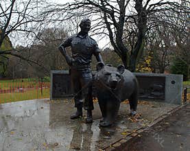 Polish soldier and bear Wojtek.