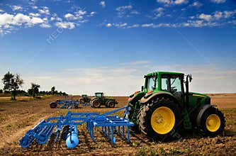 Tractor - modern agriculture equipment