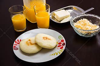 Arepas, breakfest