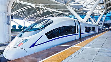 High speed train in China