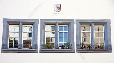 Three Swiss windows