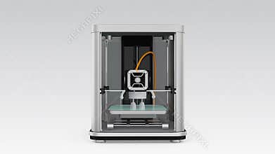 3D printer printing robot toy