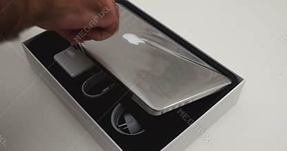 Unboxing new Apple MacBook Pro