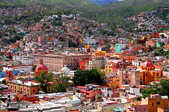 Guanajuato aerial view