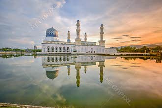 Kota Kinabalu City Mosque Sabah Borneo, Malaysia