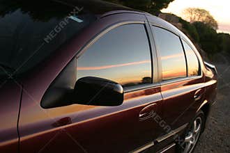 Reflecting on the sunset...
