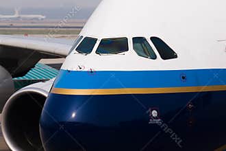 Nose of aircraft