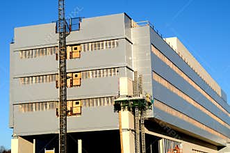 Hospital building construction