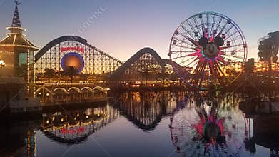 California Adventure Park in December