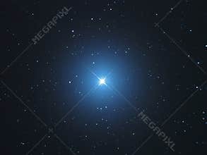 Night sky stars, Capella star Auriga constellation