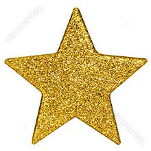 golden christmas star