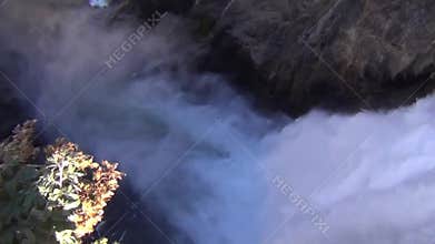 Waterfall in Grand Canyon of Yellowstone