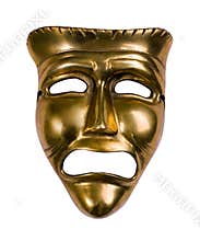 Tragedy mask