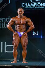 Athlete participates in Bodybuilding Champions Cup