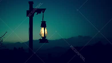 Lantern cinemagraph seamless loop