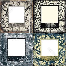 Grunge frame textures