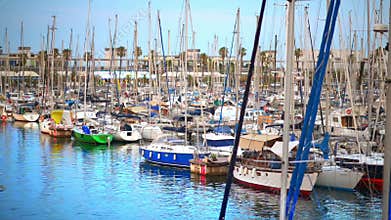 Sailing Boats in Barcelona