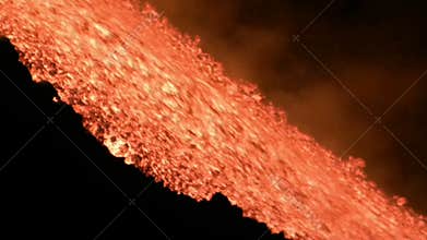 Eruption of Volcano Etna, Italy