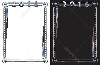 2016 New Year Invitation Deco