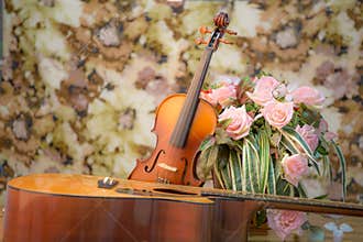 Violin,guitar,flute