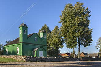Wooden tatar mosque in Kruszyniany, Poland