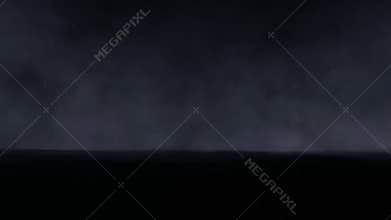 Ocean storm with lightnings