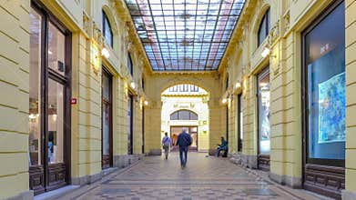 Oktogon Zagreb, Croatia. Autumn 2015.