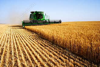 Harvesting combine